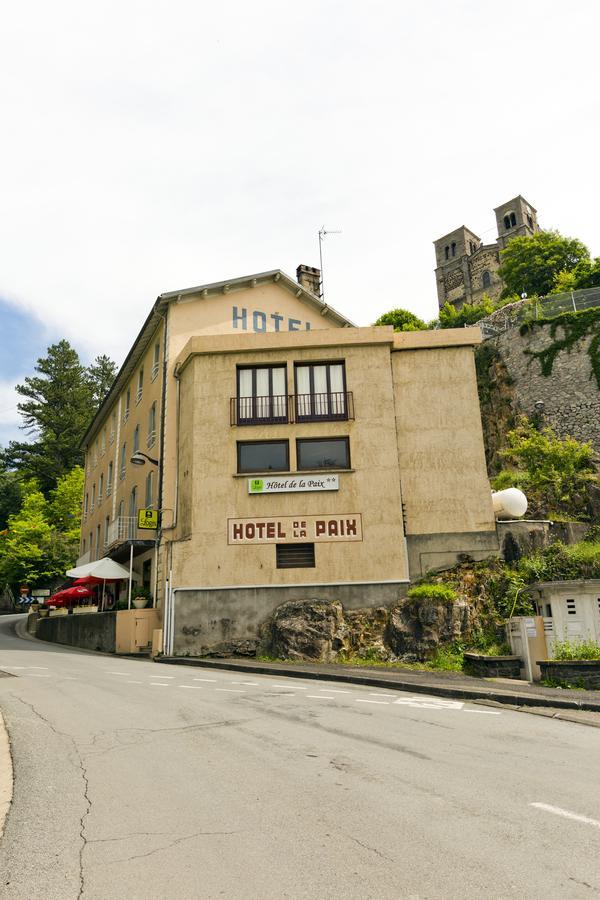 Logis Hôtel de la Paix Saint-Nectaire Exterior foto