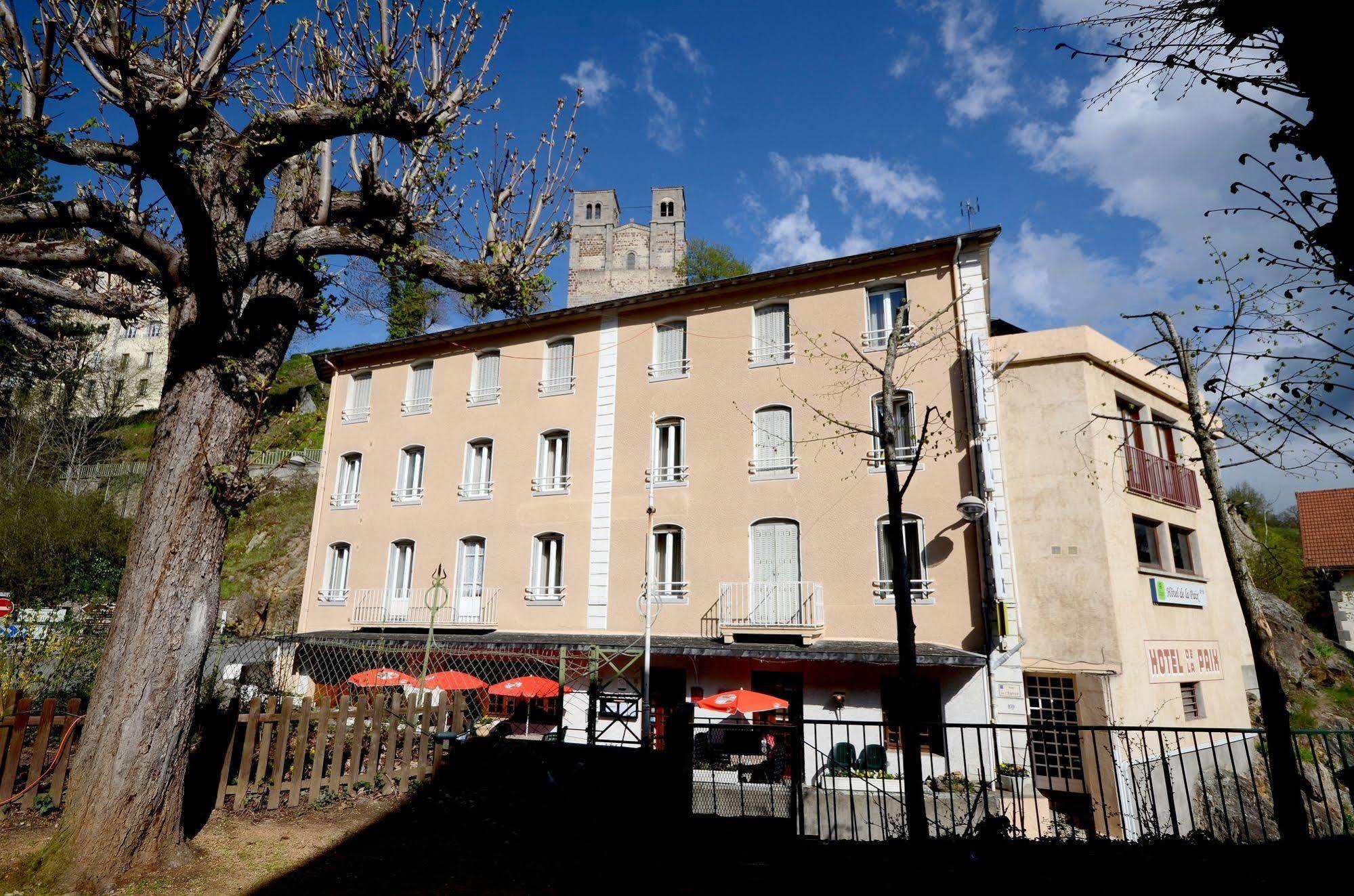 Logis Hôtel de la Paix Saint-Nectaire Exterior foto